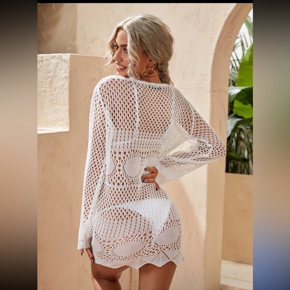 ❤️NWT❤️ Hollow Out Cover Up🤍 - Size S - Picture 2 of 5